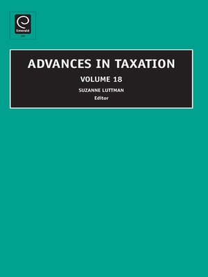 cover image of Advances in Taxation, Volume 18